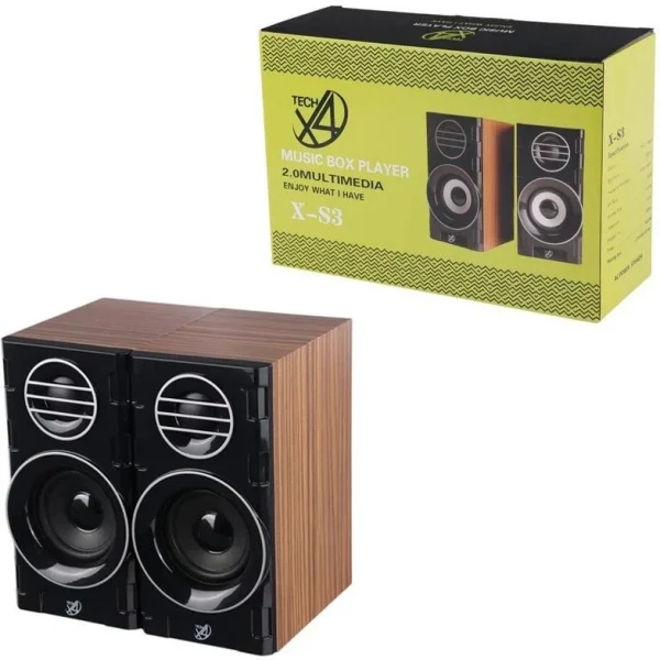 اسپیکر دو تیکه X4TECH مدل X-S3