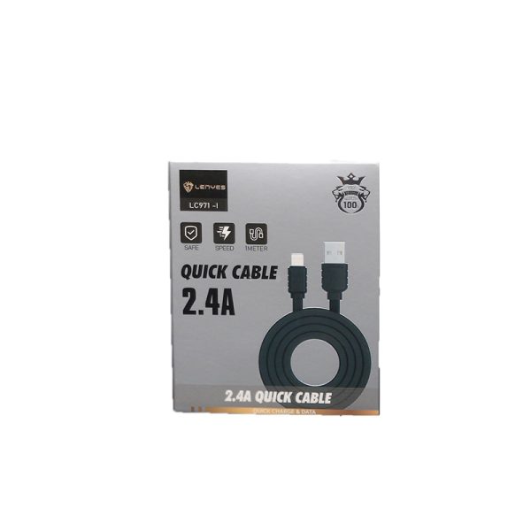 کابل شارژ آیفون لنیز LC971